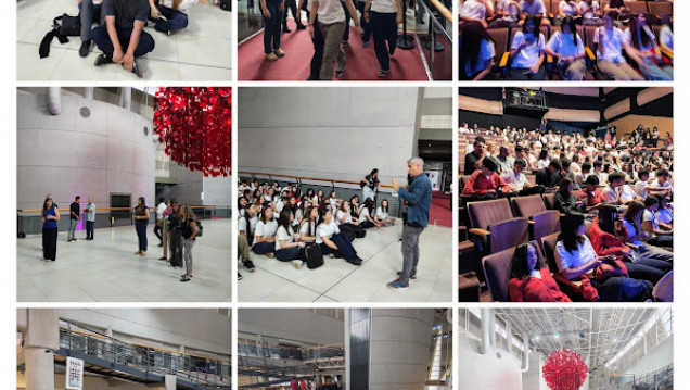 imagen Estudiantes de tercer año presenciaron una presentación teatral