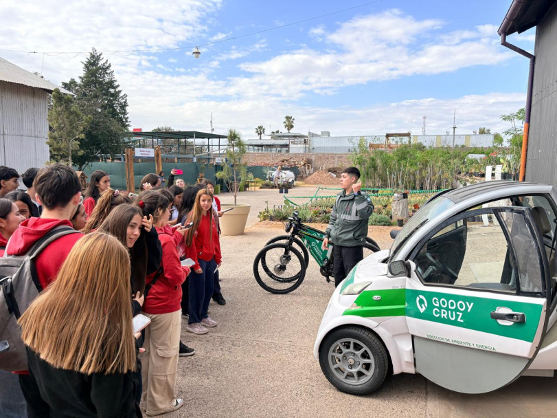 imagen Estudiantes de 4º4º visitaron el Polo Ambiental de Godoy Cruz