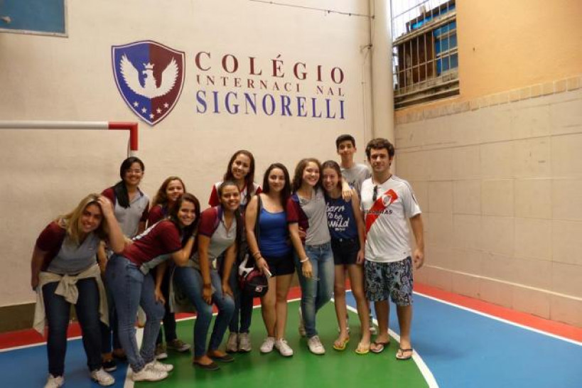 imagen Nuevas fotos de intercambio con colegio Signorelli de Brasil