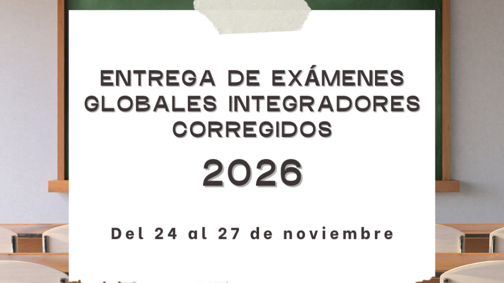 imagen Entrega de Exámenes Globales Integradores corregidos. Por Colegium de indicará la fecha y horario de entrega.