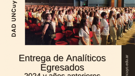 imagen Entrega de analíticos y diplomas para egresados 2024 y años anteriores