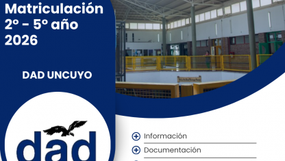 imagen Matriculación anual de 2do. a 5to. año 2026. Del 11 al 20 de febrero de 2026 de 8:30 h a 17:00 h