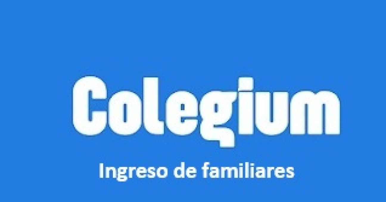 imagen Se habilitó el ingreso de usuarios de nuevos familiares al sistema "Colegium"