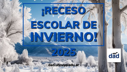 imagen Receso escolar de invierno 2025. Entre el 7 y el 20 de julio.