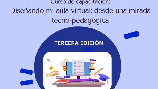 imagen Curso: Diseñando mi aula virtual: desde una mirada tecno‑pedagógica