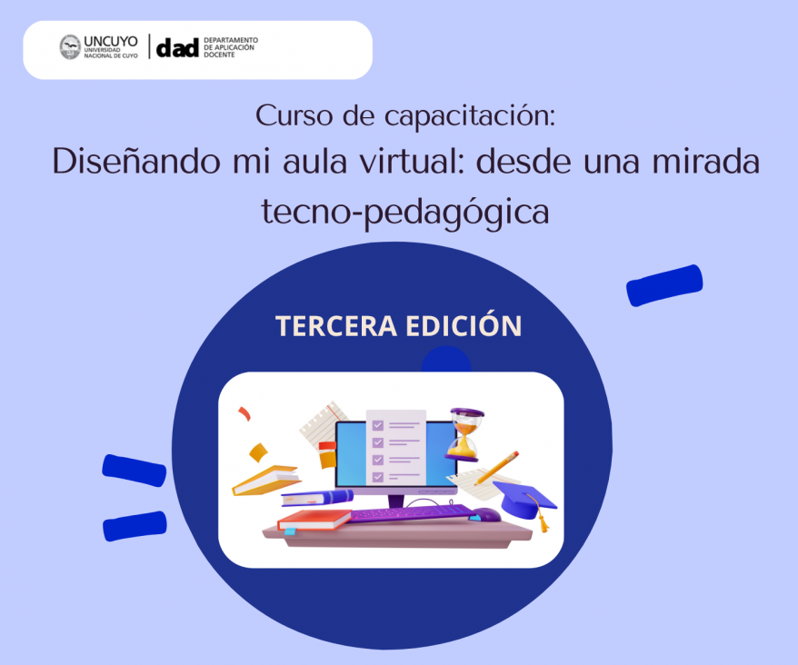 imagen Curso: Diseñando mi aula virtual: desde una mirada tecno‑pedagógica