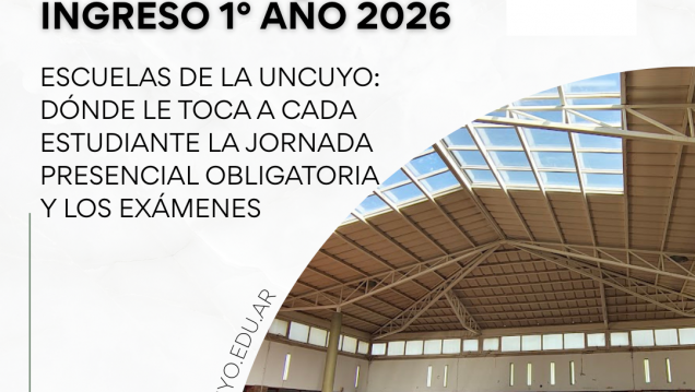 imagen Escuelas de la UNCuyo: dónde le toca a cada estudiante la jornada presencial obligatoria y los exámenes