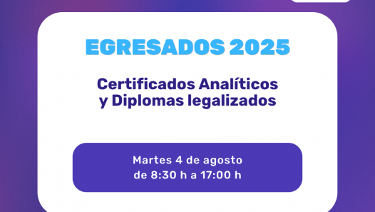 imagen Entrega de analíticos y diplomas para egresados 2025