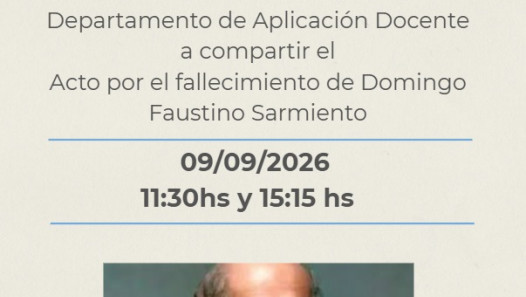 imagen Invitación al Acto del Día del Maestro