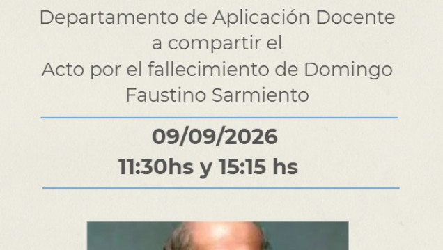 imagen Invitación al Acto del Día del Maestro