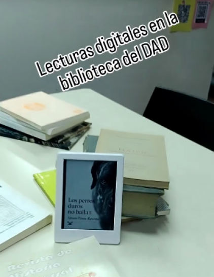 imagen Lecturas digitales en biblioteca