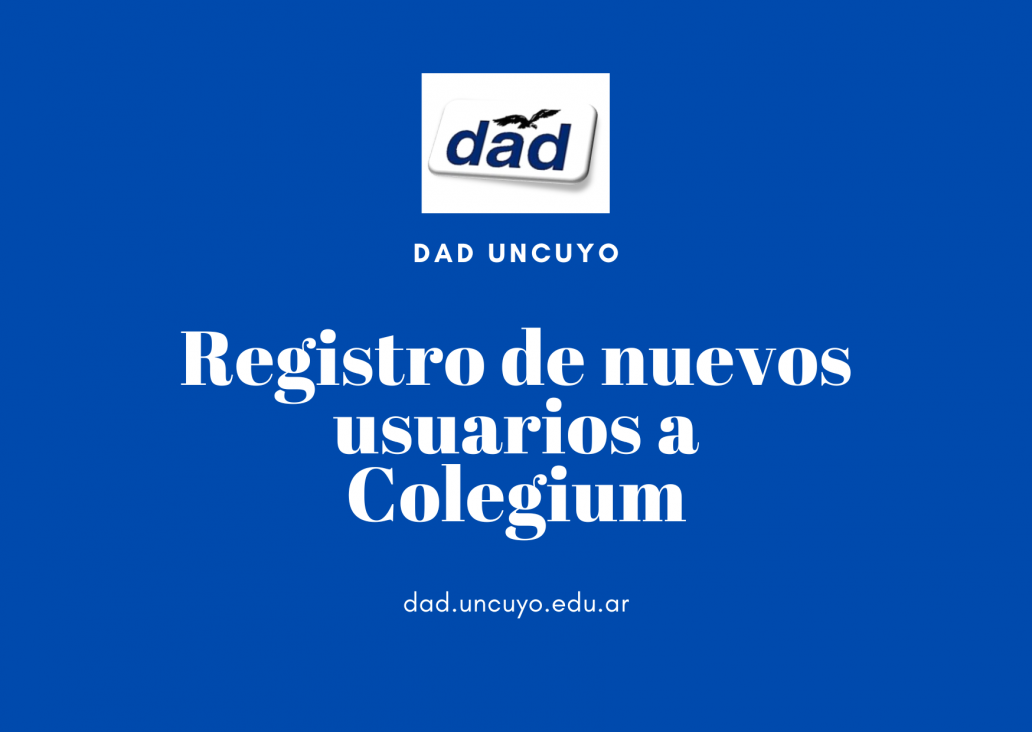 imagen Registro de nuevos usuarios en Colegium 2026 