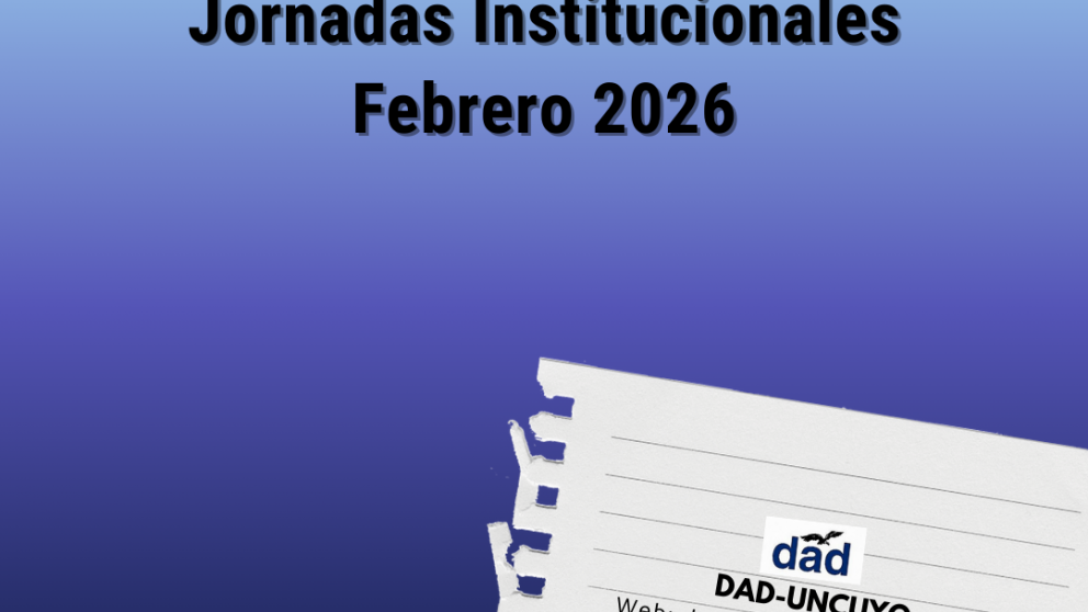 imagen Jornadas Institucionales febrero 2026. Horario a confirmar