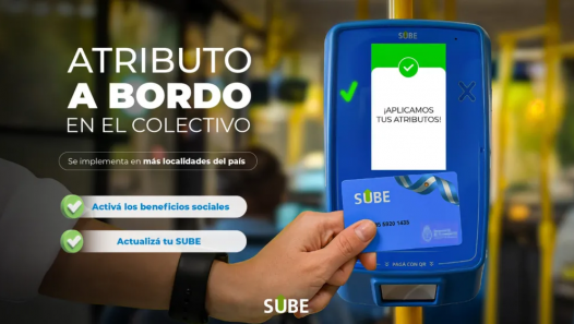 imagen Llegó a Mendoza el "Atributo a Bordo": el nuevo beneficio de SUBE que muchos aún no conocen