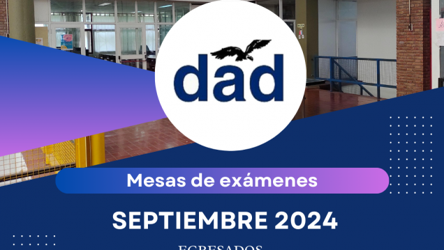 imagen Mesas de exámenes para EGRESADOS, año 2023 y de años anteriores, correspondientes a SEPTIEMBRE 2024 - Inscripción y Cronograma