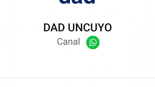 imagen Canal de WhatsApp del DAD
