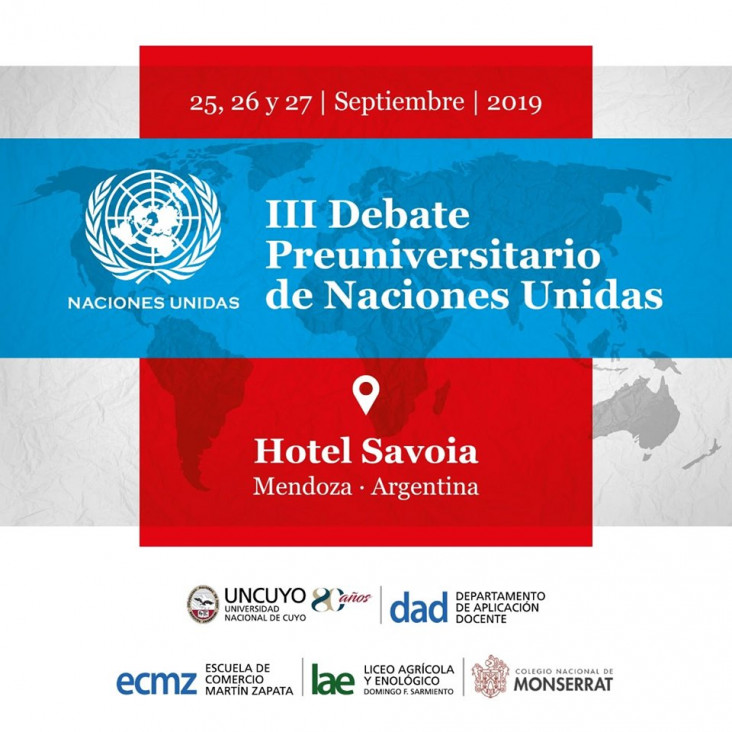 imagen III Debate Preuniversitario de Naciones Unidas 2019