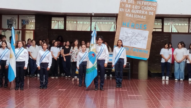 imagen Se llevó a cabo el acto en conmemoración al Día del veterano y caídos en la Guerra de Malvinas