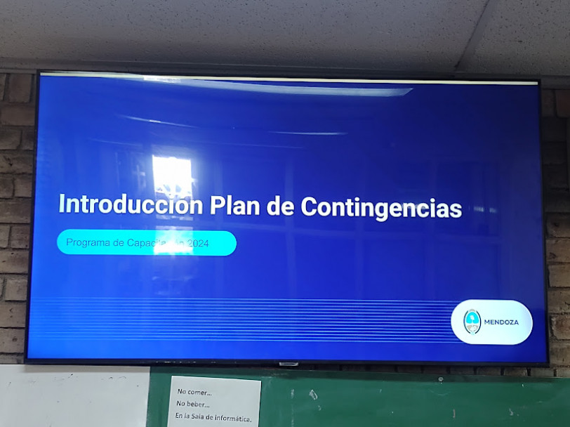 imagen Brigadistas de Casa de Gobierno de Mendoza dieron una charla para estudiantes de segundo año de ambos turnos