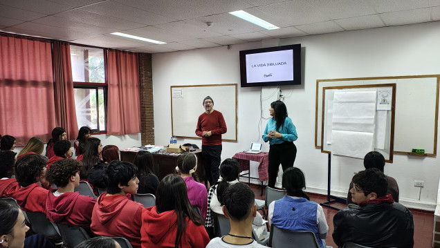 imagen Chanti visitó el DAD y compartió una charla inolvidable