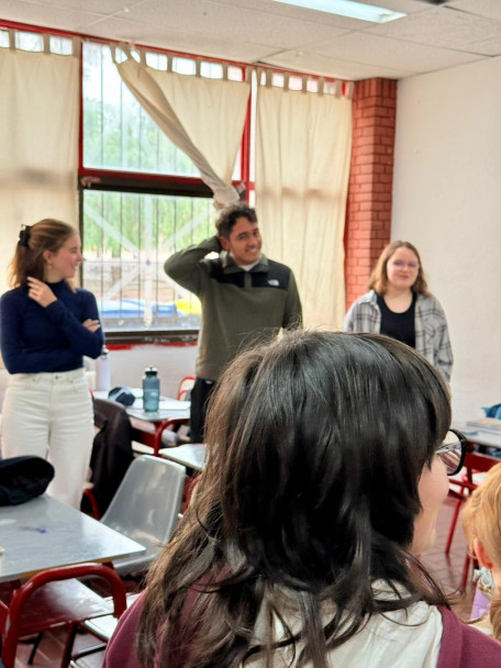 imagen Recibimos la visita de siete estudiantes extranjeros de la Universidad de Baylor