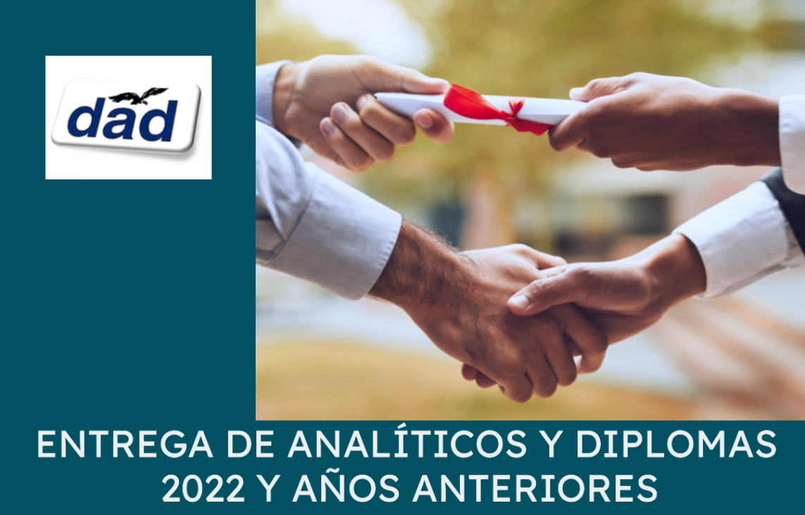 imagen Entrega de analíticos y diplomas para egresados de 2022 y años anteriores