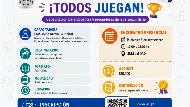 imagen TALLER: GAMIFICACIÓN EN EL AULA: ¡TODOS JUEGAN!