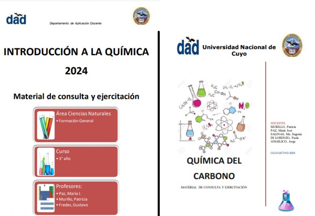 imagen Cuadernillos de Química de tercero y cuarto año 2024