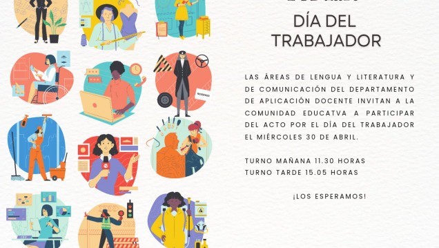 imagen Invitación al acto por el Día del Trabajador 2025