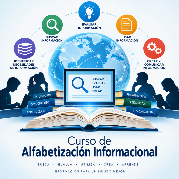imagen La biblioteca invita a participar del Curso de Alfabetización Informacional