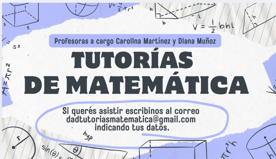 imagen Tutorías de Matemática