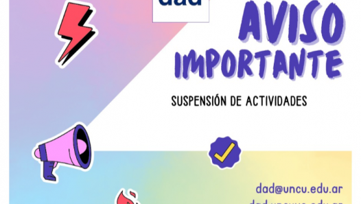 imagen Suspensión de actividades del día 19 de setiembre