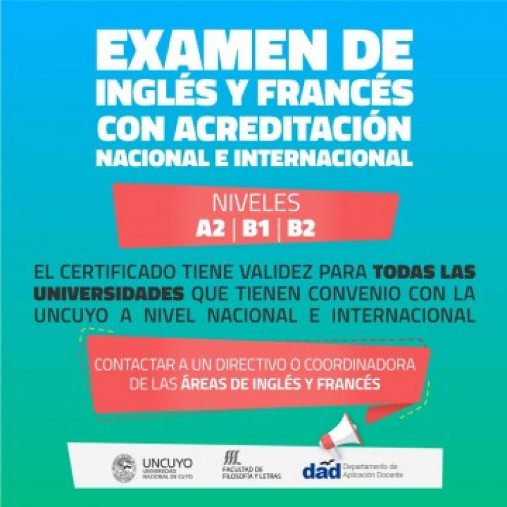 imagen Exámenes de acreditación de Inglés. Todavía estás a tiempo! 