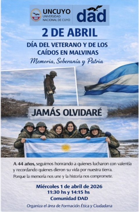 imagen Acto en conmemoración al Día del veterano y caídos en la Guerra de Malvinas 