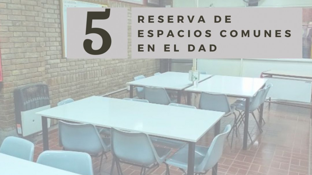 imagen Reserva de espacios comunes