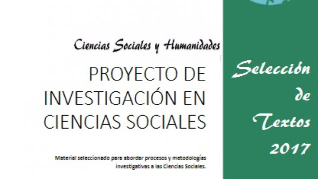 imagen Cuadernillo de Proyecto de Investigación en las Ciencias Sociales 