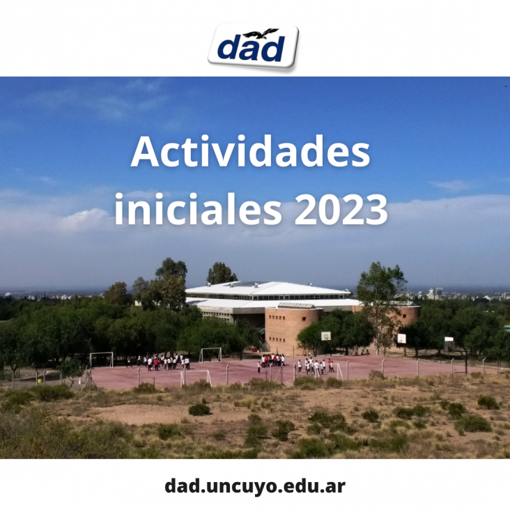 imagen Actividades iniciales 2023