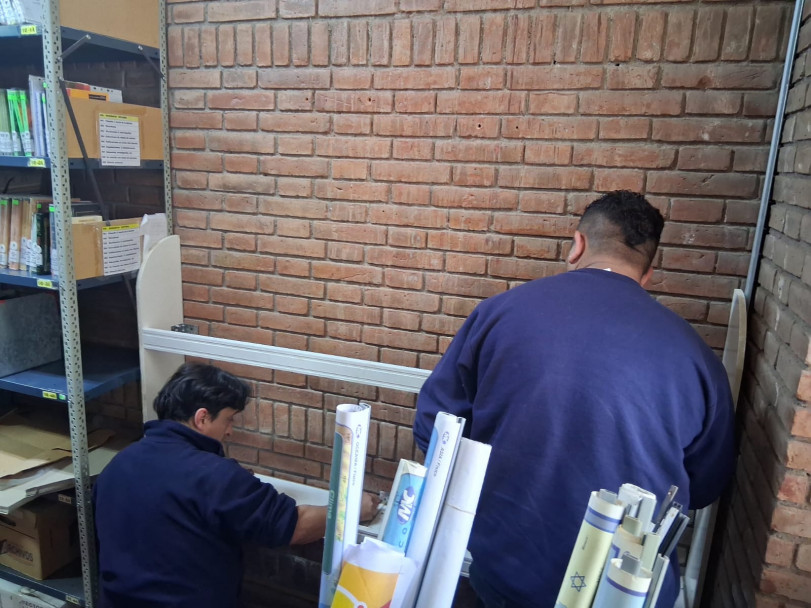 imagen Mapas y láminas disponibles, ubicados en un nuevo espacio en Biblioteca