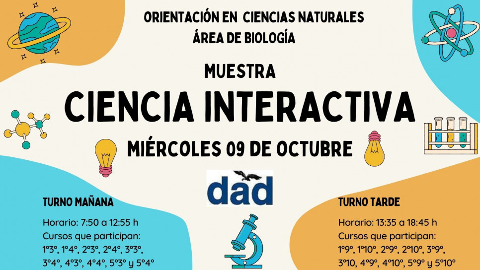 imagen Se realizará una nueva edición de la muestra escolar "Ciencia interactiva"