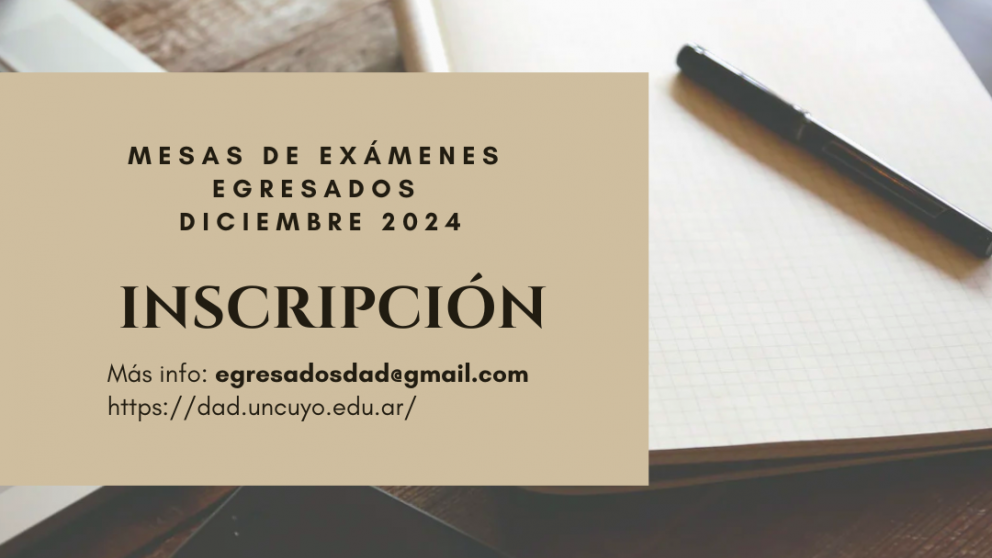 imagen Cierre de inscripción mesas de exámenes para egresados 2023 y años anteriores, de DICIEMBRE 2024