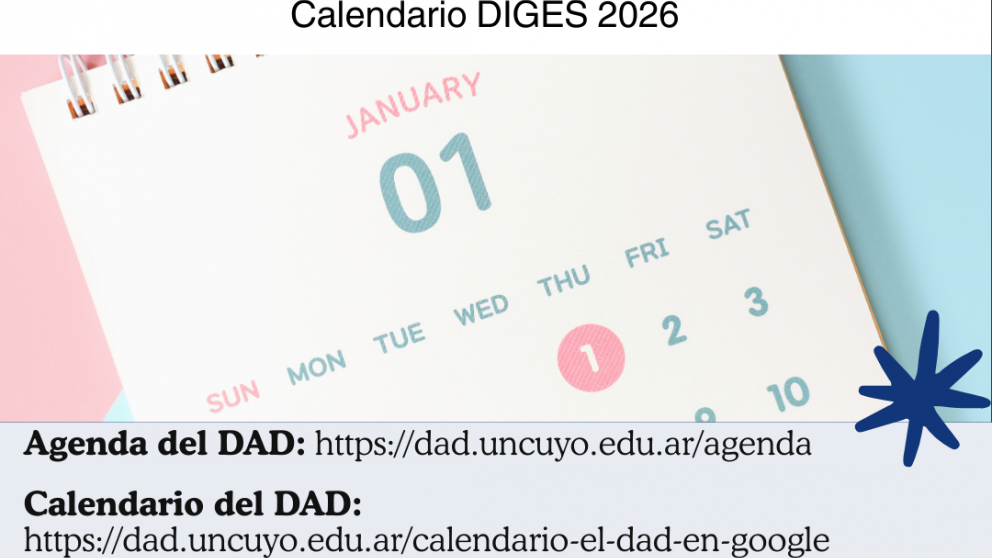 imagen Calendario DIGES 2026