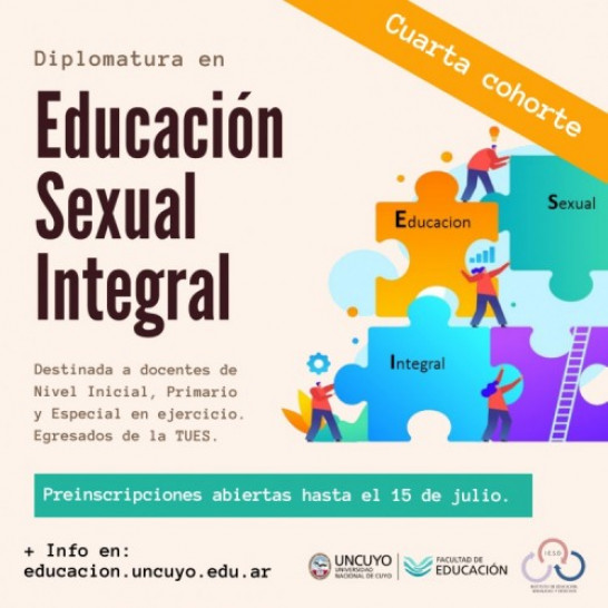 imagen La UNCUYO capacitará a docentes en Educación Sexual Integral