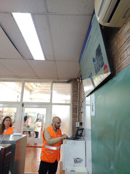 imagen Brigadistas de Casa de Gobierno de Mendoza dieron una charla para estudiantes de segundo año de ambos turnos