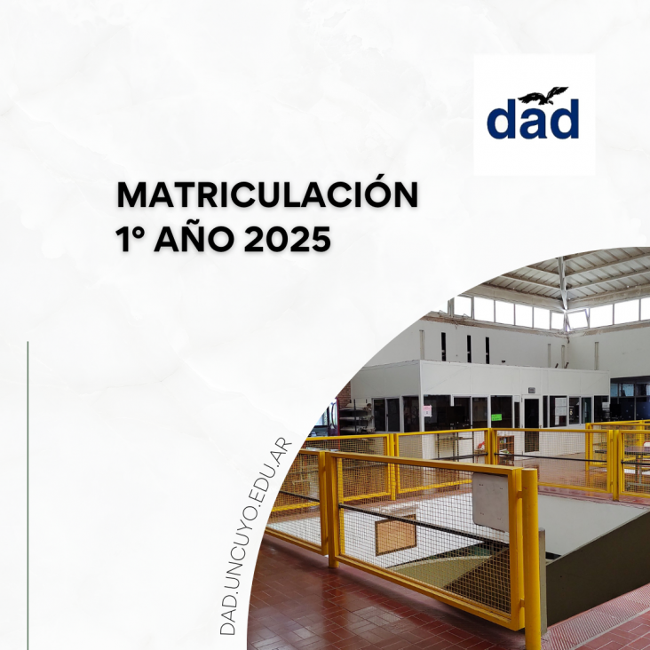 imagen Matriculación 1° año 2025