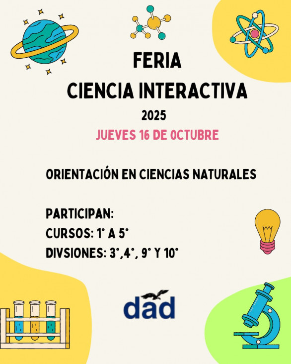 imagen Feria Ciencia Interactiva DAD 2025