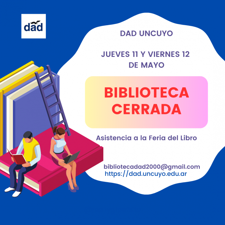 imagen La biblioteca del DAD permanecerá cerrada durante dos días