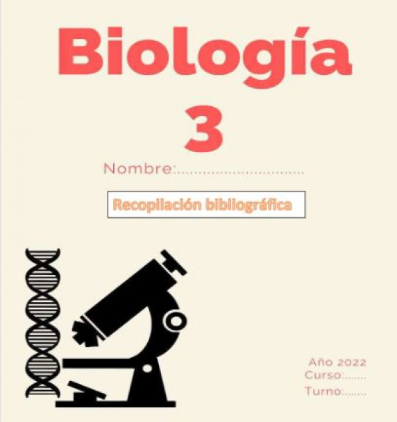 imagen Cuadernillos de Biología 2022 de 1° y 2° años