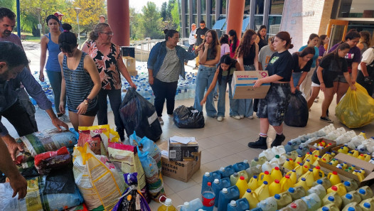 imagen Las donaciones de la colecta en la UNCUYO ya están en Bahía Blanca