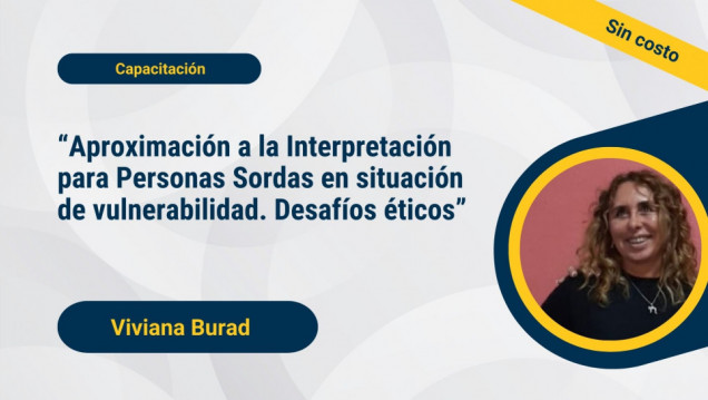 imagen Dictarán una charla sobre la interpretación para personas sordas en situación de vulnerabilidad en la Facultad de Educación