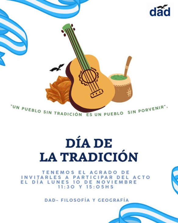 imagen Invitación al acto por el Día de la Tradición